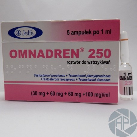 Omnadren 250 Jelfa (250 mg/ml) 1 ml