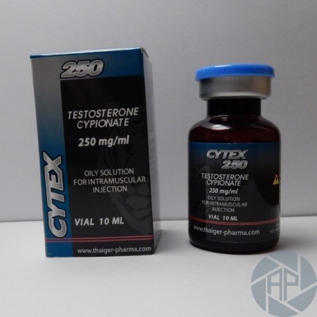 Cytex 250, Testosterone Cypionate, Thaiger Pharma, 250mg/10ml